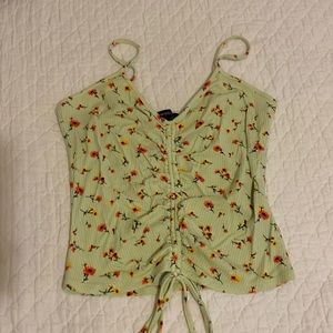 Forever 21 light green top.